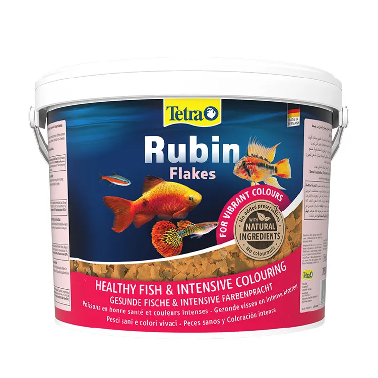 Tetra Rubin Flakes Renklendirici Tropikal Pul Balık Yemi (Kovadan Bölme)