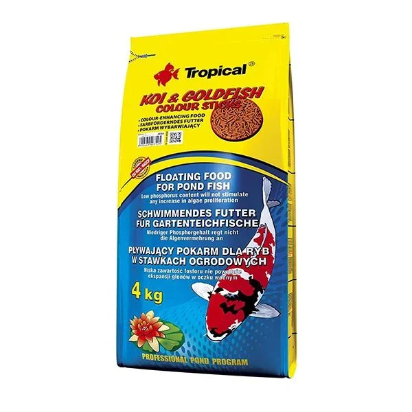 Tropical Koi&Goldfish Colour Sticks ( Havuz Balığı Yemi ) (Kovadan Bölme)