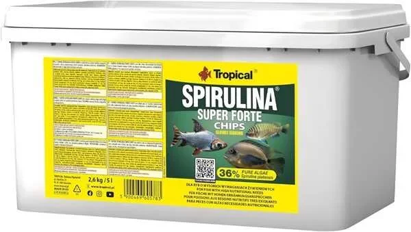 Tropical Super Spirulina Forte Chips (Kovadan Bölme)