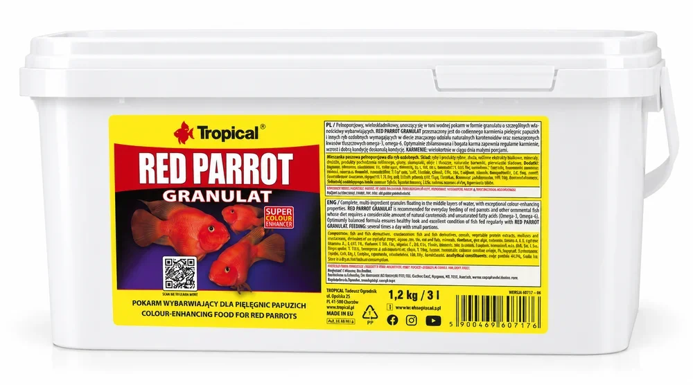 Tropical Red Parrot Gran (Kovadan Bölme)