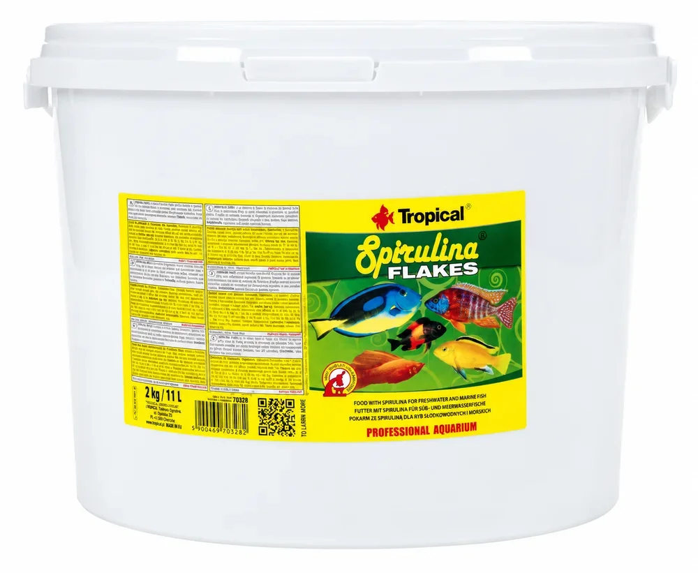 Tropical Spirulina Flakes (Kovadan Bölme)