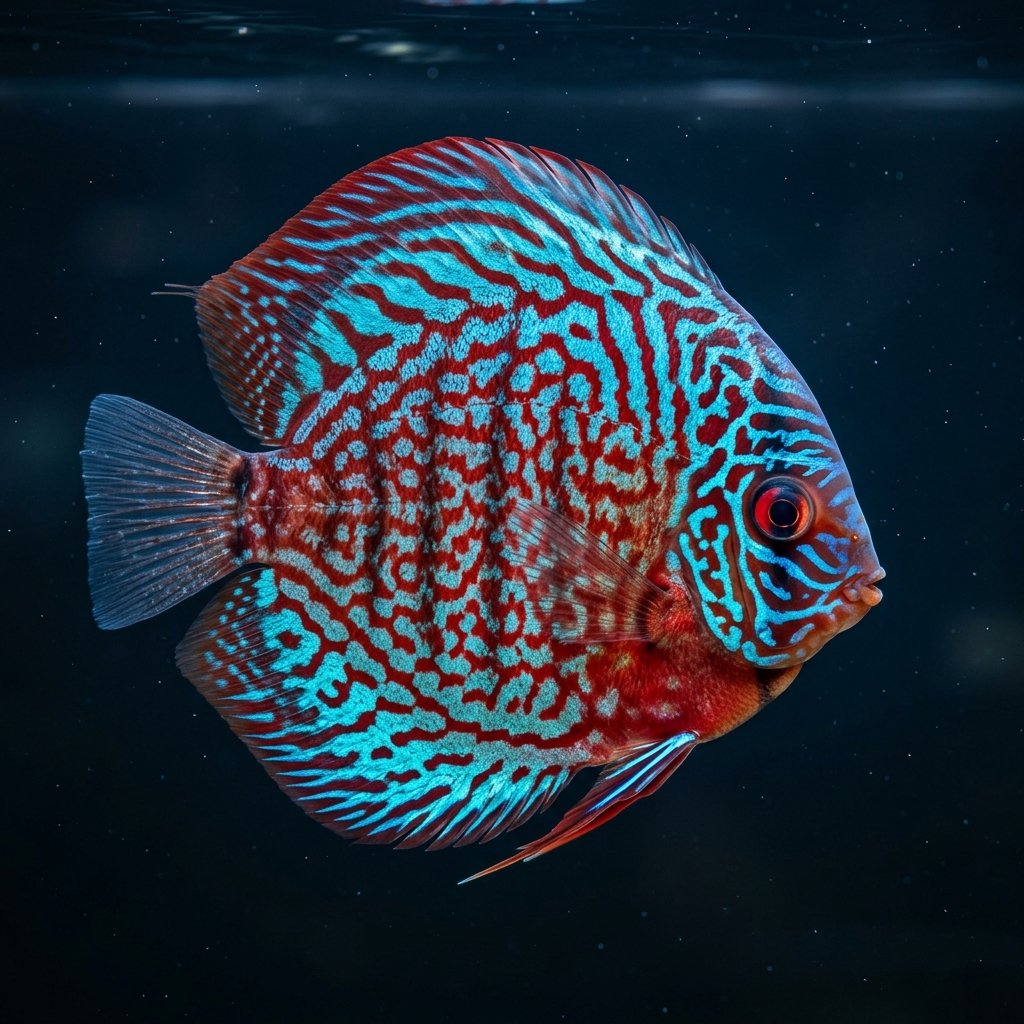 Discus ve Cichlid Balıkları İçin Protein ve Renk Yemleri Seçimi
