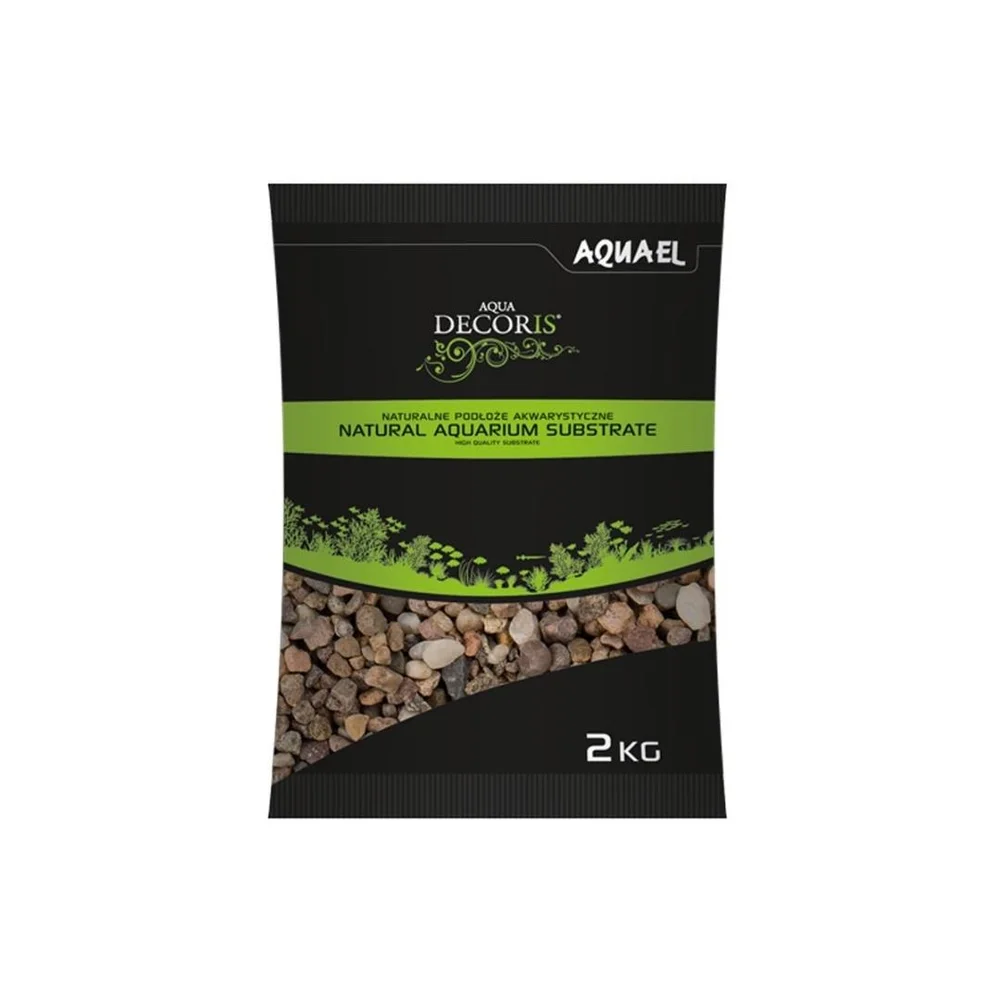 Aquael Doğal Çok Renkli Çakıl 5-10MM 2KG