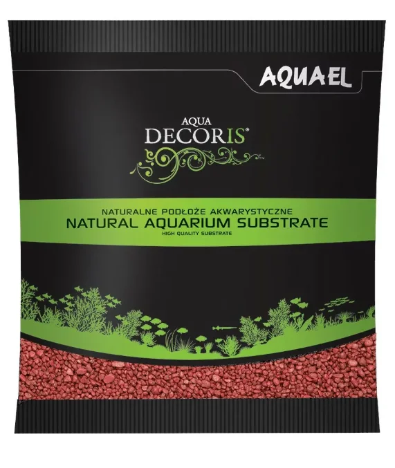 Aquael Gravel Decoris Kırmızı Kum 1KG