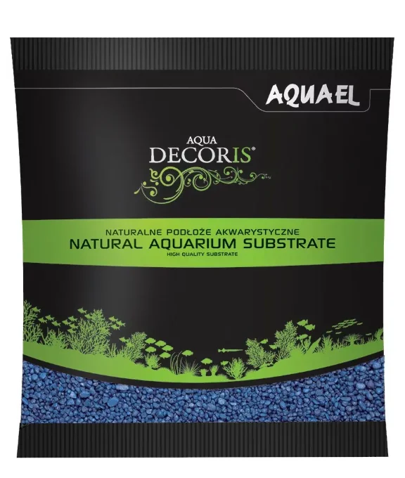 Aquael Gravel Decoris Mavi Kum 1KG