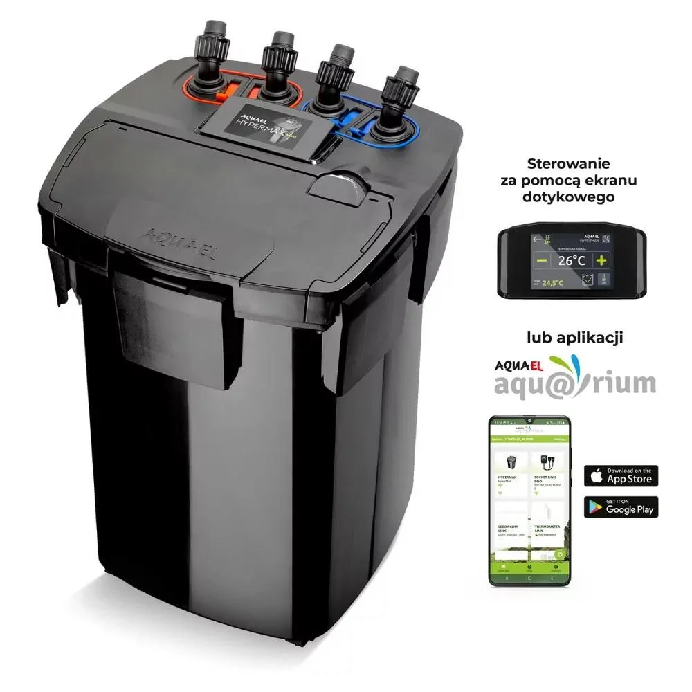 Aquael Hypermax Link Wifi Isıtıcılı Dış Filtre