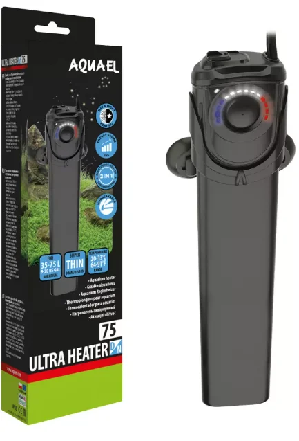 Aquael Ultra Heater D&N 75W Plastik Akvaryum Isıtıcısı