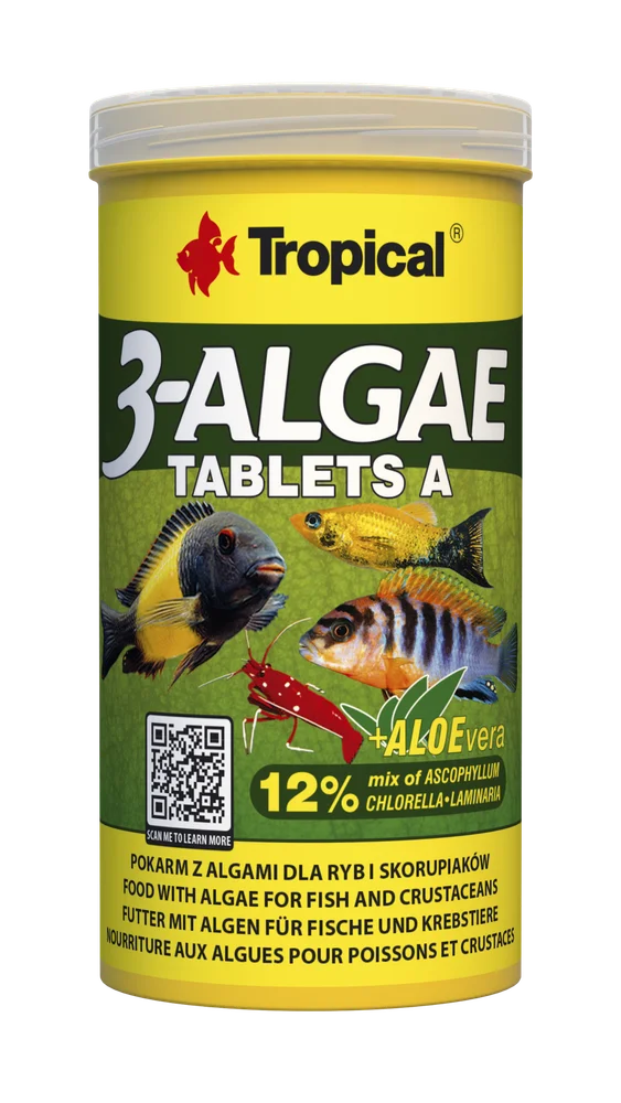 Tropical 3 Algae Tablet A 250ml/150Gr