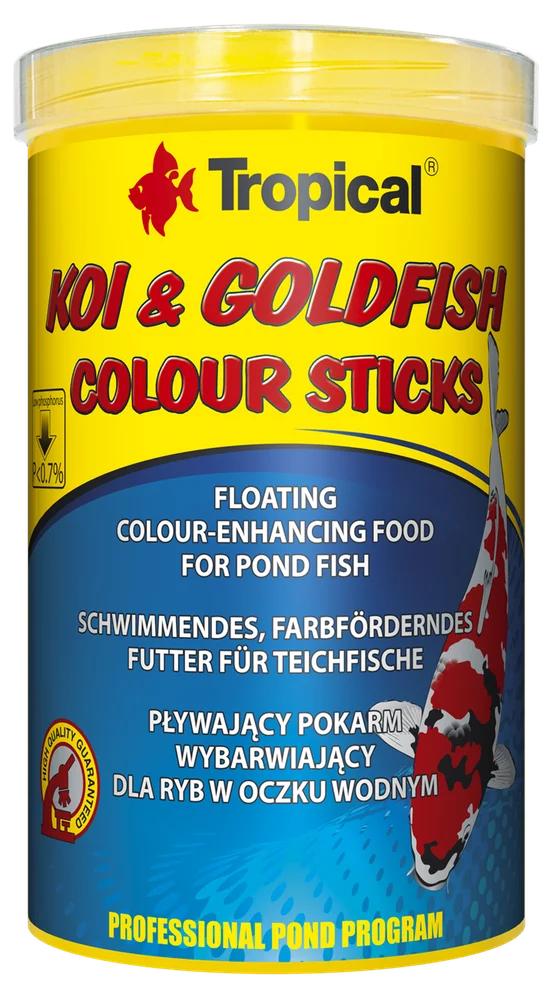 Tropical Koi&Goldfish Colour Sticks Wor.1000ml/90Gr