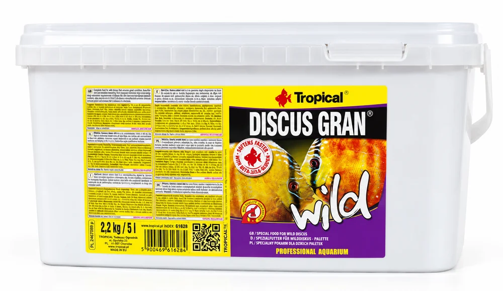 Tropical Discus Gran Wild 5Lt/2,2Kg