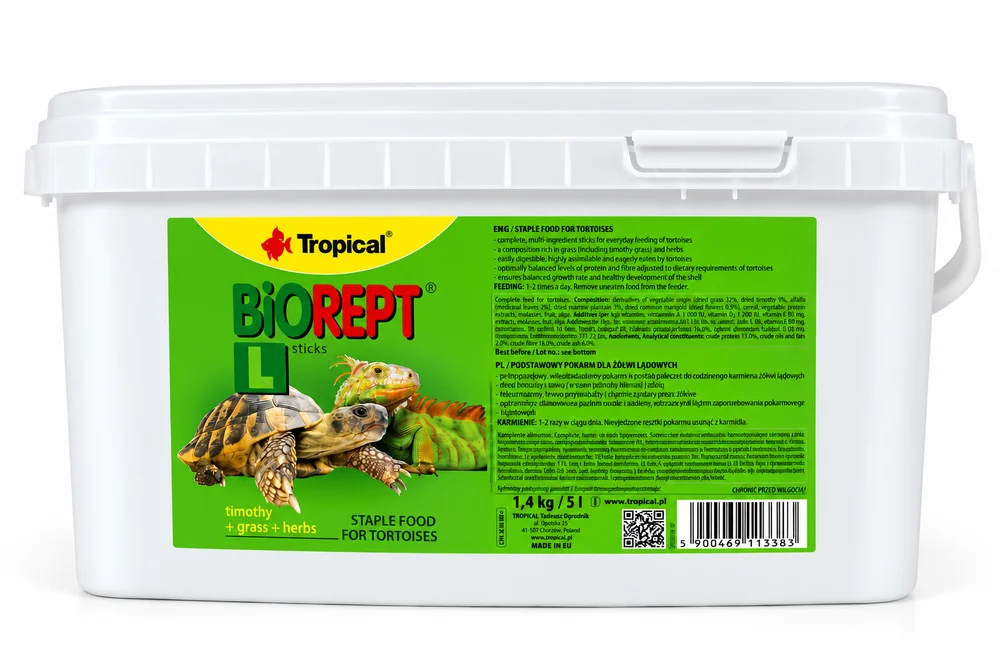 Tropical Biorept L 5Lt/1,4Kg Kaplumbağa Yemi