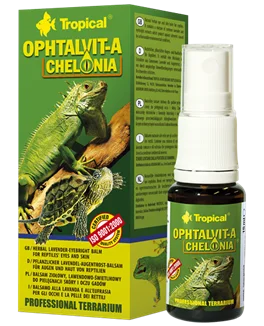 Tropical OphtalVit-A Chelonia 15ml ( Sürüngen Cilt Bakım Ürünü )