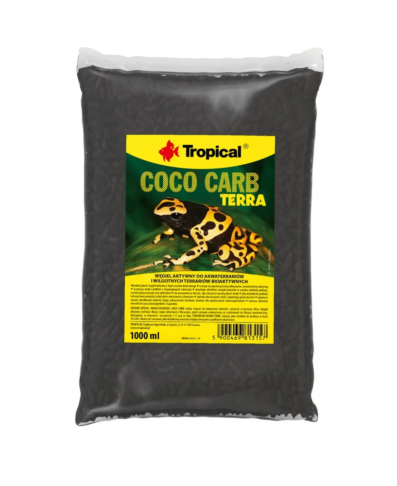 Tropical Coco Carb Terra 1Lt/420Gr Sürüngen Tabanı