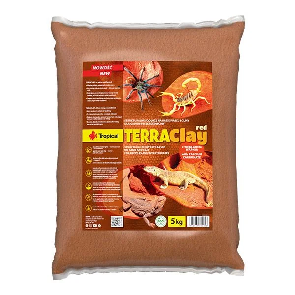Tropical Terraclay Red 5Kg ( Sürüngen Zemin Malzemesi )